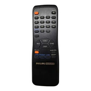 Philips *READ* Magnavox VCR Plus ÷ Remote Control U328 Black Tested